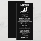 Dress & Tux - Menü Menükarte (Vorne/Hinten)