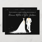 Dress & Tux - Paare - Polterabend Einladung (Vorne/Hinten)