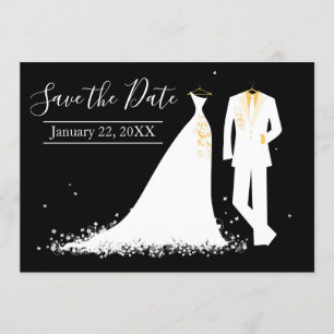 Dress & Tux - Save the Date Einladung
