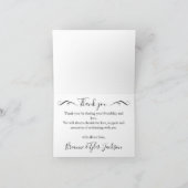 Dress & Tux - Vielen Dank Dankeskarte (Innenseite)