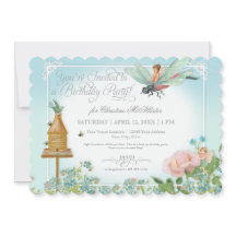 Dress up Birthday Party Garden Fairy Bee Dragonfly