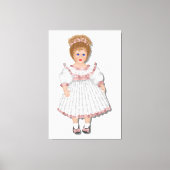 Dress up Girl Wall Art Canvas Print Leinwanddruck (Vorderseite)