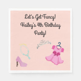 Dress Up Party Personalisiert Napkins Serviette