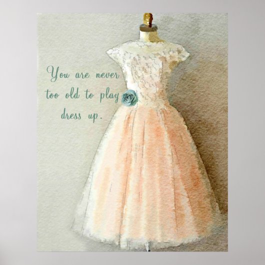 Dress up spielen poster (Vorne)