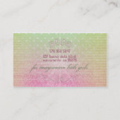 Dress up! Visitenkarten Visitenkarte (Rückseite)