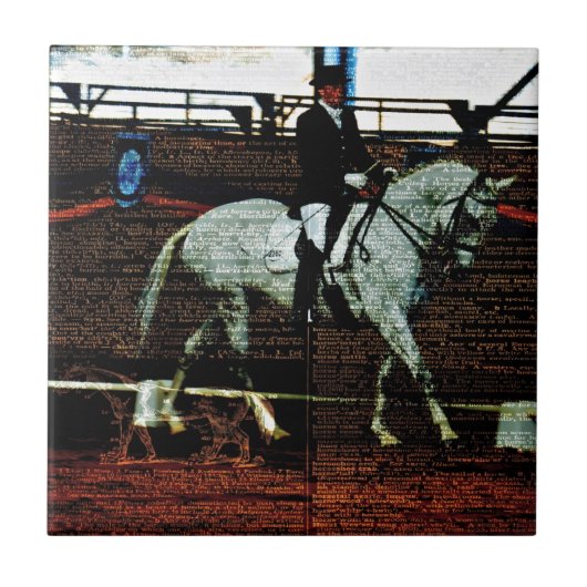 Dressage Art Fliese (Vorderseite)