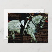 Dressage Art Postkarte (Vorne/Hinten)