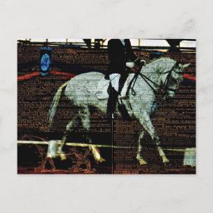 Dressage Art Postkarte