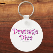 Dressage Diva Schlüsselanhänger (Vorderseite)