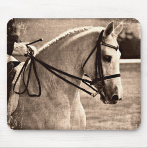 Dressage Grunge Mousepad