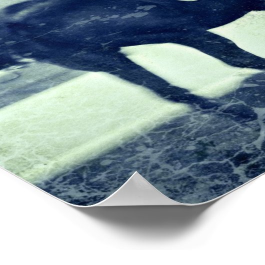 Dressage Grunge Poster (Ecke)