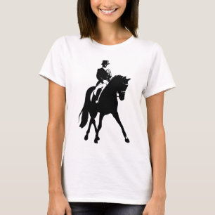 Dressage-halbe Durchlauf-Silhouette T-Shirt