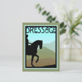 Dressage Handwerkerlandschaft Postkarte (Stehend Vorderseite)
