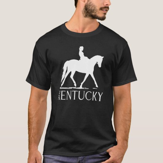 Dressage Horse and Rider Kentucky T-Shirt (Vorderseite)