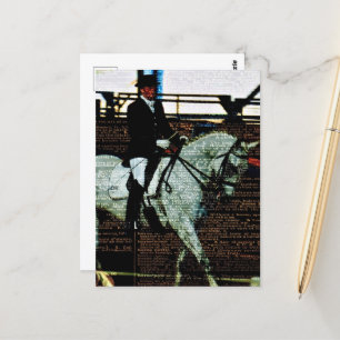 Dressage Horse Art Postkarte