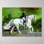 Dressage Horse Portrait I Poster (Vorne)