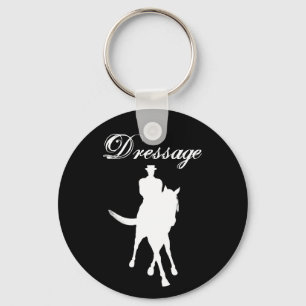 Dressage Horse Silhouette Schlüsselanhänger
