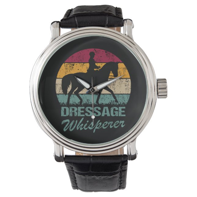 Dressage Horse Whisperer Armbanduhr (Vorderseite)