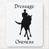 Dressage ist ein Pferdereiter Mousepad (Vorne)