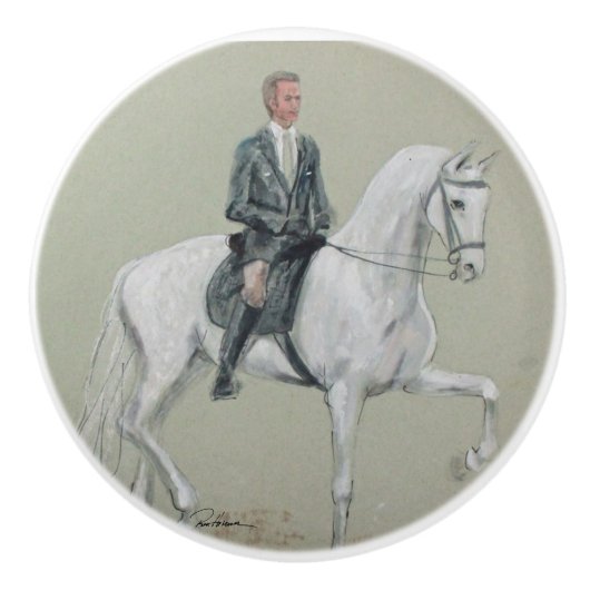 Dressage Keramikknauf (Vorderseite)