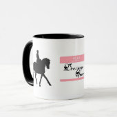 "Dressage-Königin-" Tasse (Vorderseite Links)