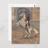 Dressage Pferd anzeigen Postkarte (Vorne/Hinten)
