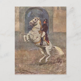 Dressage Pferd anzeigen Postkarte