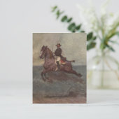 Dressage Pferd anzeigen Postkarte (Stehend Vorderseite)