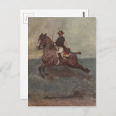 Dressage Pferd anzeigen Postkarte (Vorne/Hinten)