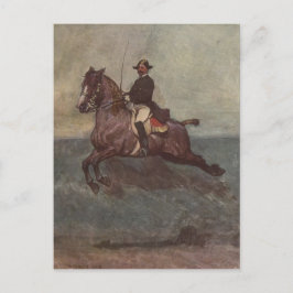 Dressage Pferd anzeigen Postkarte