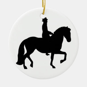 Dressage-Pferd Keramikornament