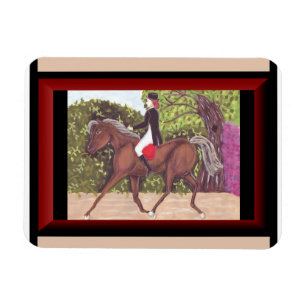 Dressage Pferd Reitmagnet Magnet