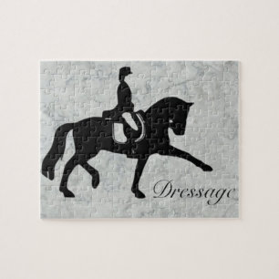 Dressage-Pferd und Reiter Puzzle