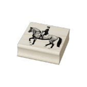 Dressage Pferde Reittour Briefmarke Gummistempel (Stempel)