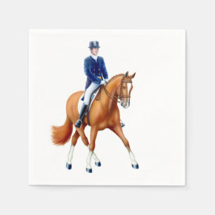 Dressage-Pferdehalber Serviette