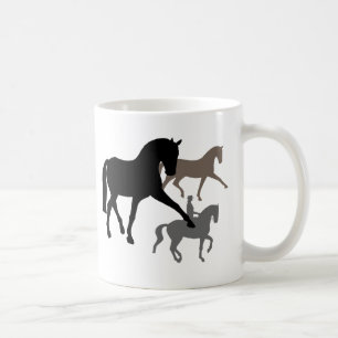 Dressage-Pferdetrio Kaffeetasse