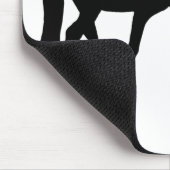 Dressage-Pferdetrio Mousepad (Ecke)