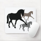 Dressage-Pferdetrio Mousepad (Mit Mouse)