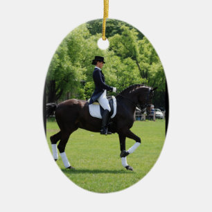Dressage-Pferdeverzierung Keramikornament