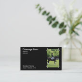 Dressage-PferdeVisitenkarte Visitenkarte (Stehend Vorderseite)