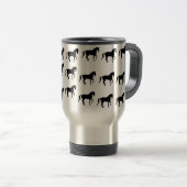 Dressage-PferdPiaffe Muster Reisebecher (VorderseiteRechts)