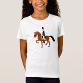 Dressage-Pony scherzt T-Shirt (Vorderseite)