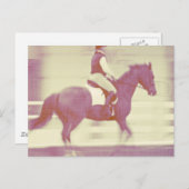 Dressage Postkarte (Vorne/Hinten)