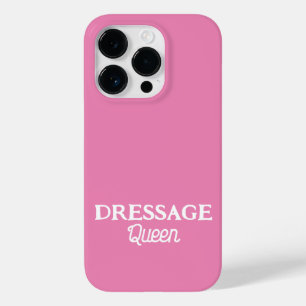 Dressage Queen Niedlich Pink Script Reittier Case-Mate iPhone 14 Pro Hülle