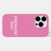 Dressage Queen Niedlich Pink Script Reittier Case-Mate iPhone Hülle (Rückseite (Horizontal))