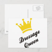 Dressage Queen Postkarte (Vorne/Hinten)