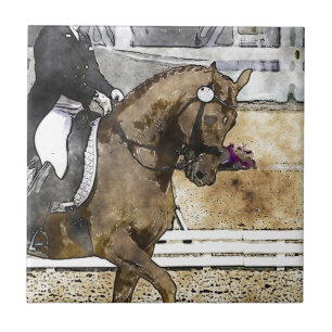 Dressage-Reiter Fliese