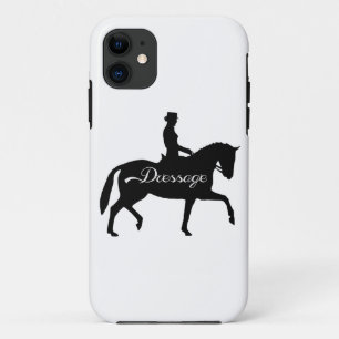 Dressage-Reiterpferd- und Reiter iphone Fall iPhone 11 Hülle