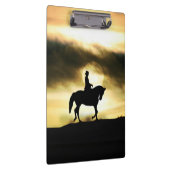 Dressage Rider Clipboard Klemmbrett (Rechts)
