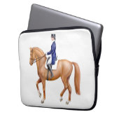 Dressage-Show-Pferdeelektronik-Tasche Laptopschutzhülle (Vorderseite Links)